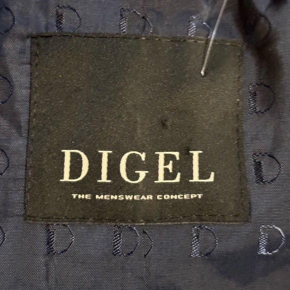 DIGEL Doug Blazer Linen Wool Blend Checked Blazer, Luxury Germany Designer - Picture 9 of 16